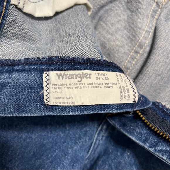 VTG Wrangler Cowboy Cut Original Fit Jeans Size 34x30 - Picture 3 of 6